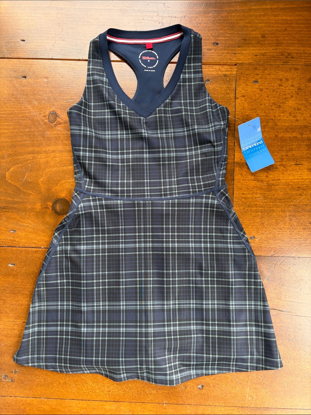 Wilson Tennis Dress Blackwatch Plaid Sz S